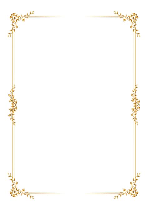 Free printable page border templates you can customize .